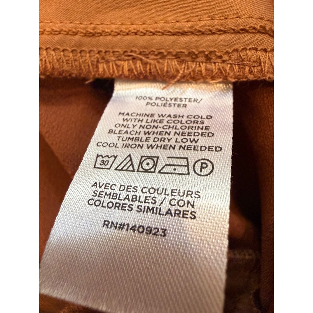LOFT Rust-Brown Cargo Trousers - Picture 3 of 6